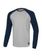 Longsleeve Garment Washed Raglan Small Logo