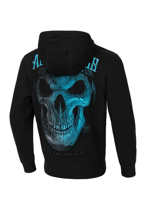 Bluza męska z kapturem Blue Skull