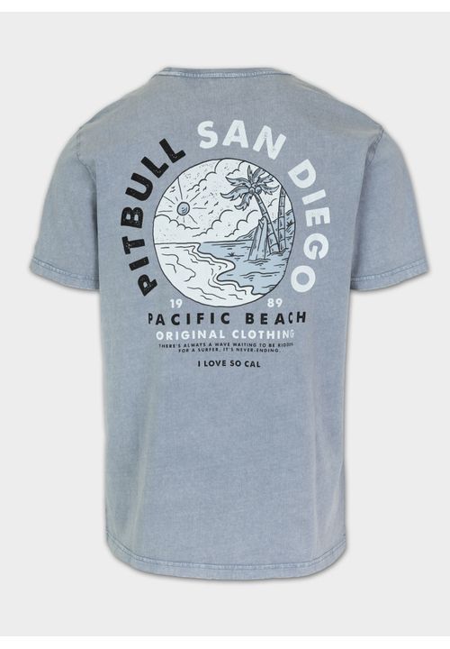 Koszulka męska Denim Washed PLANET SURF