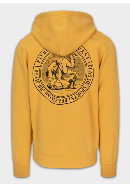 Bluza męska rozpinana z kapturem Washed VINTAGE BJJ